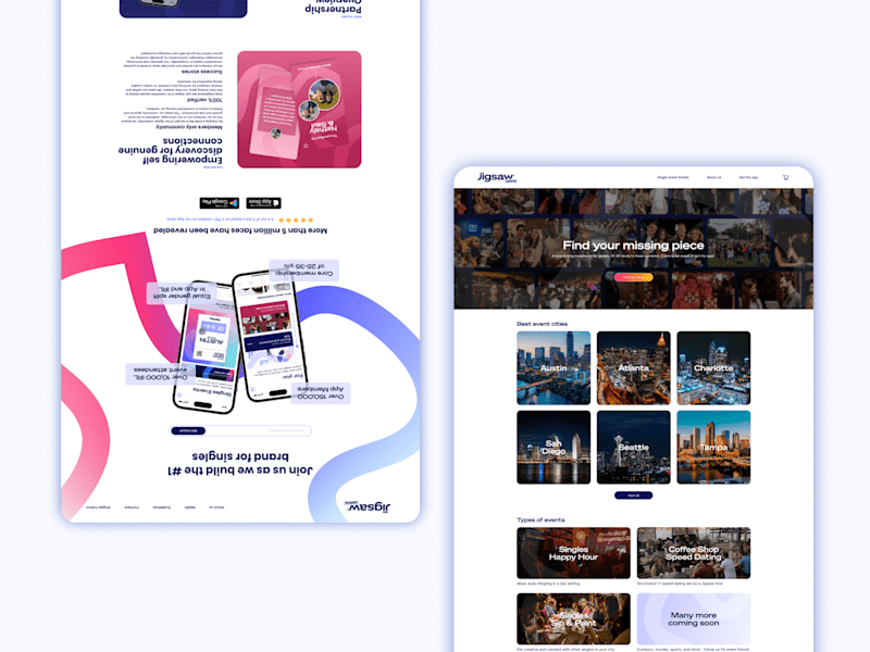 Cover image for Web Design: Affiliate Landing Page & Event Ticket Platform