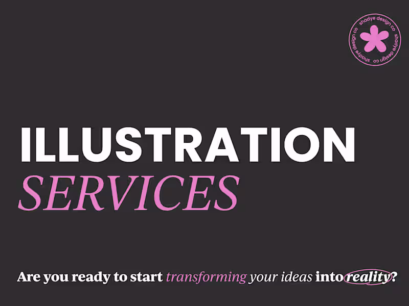 Cover image for Illustration Services 🎨