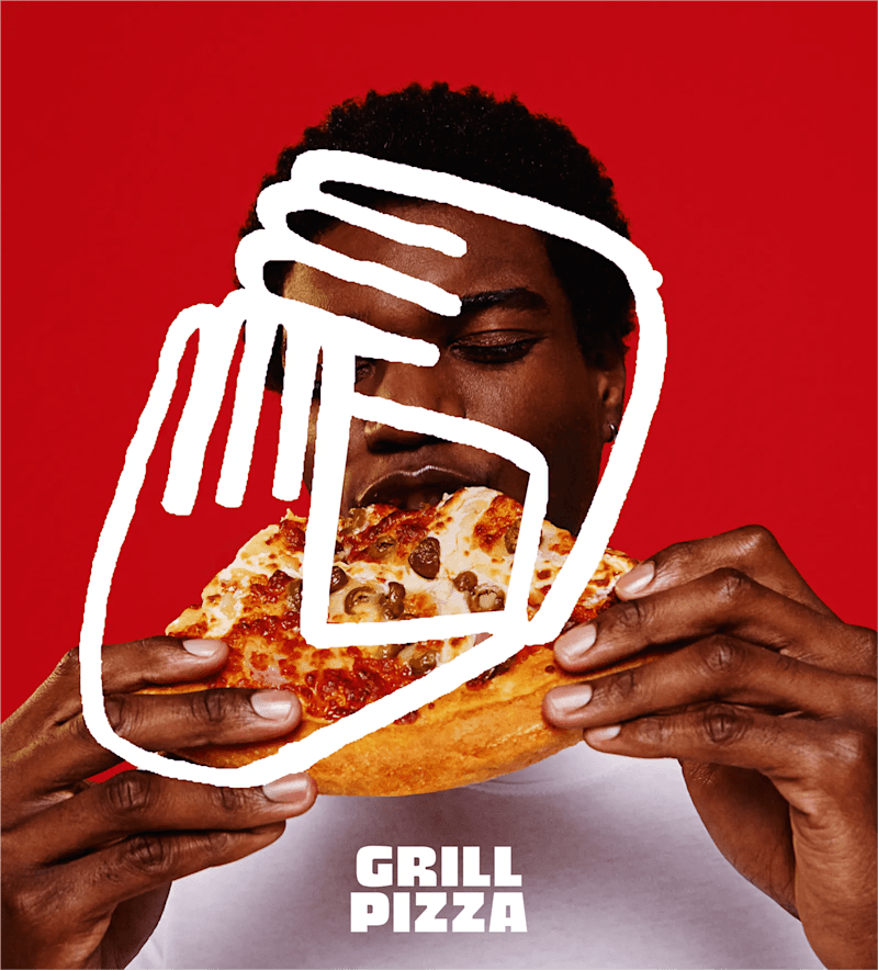 Cover image for LOGO/BRAND IDENTITY FOR GRILL PIZZA