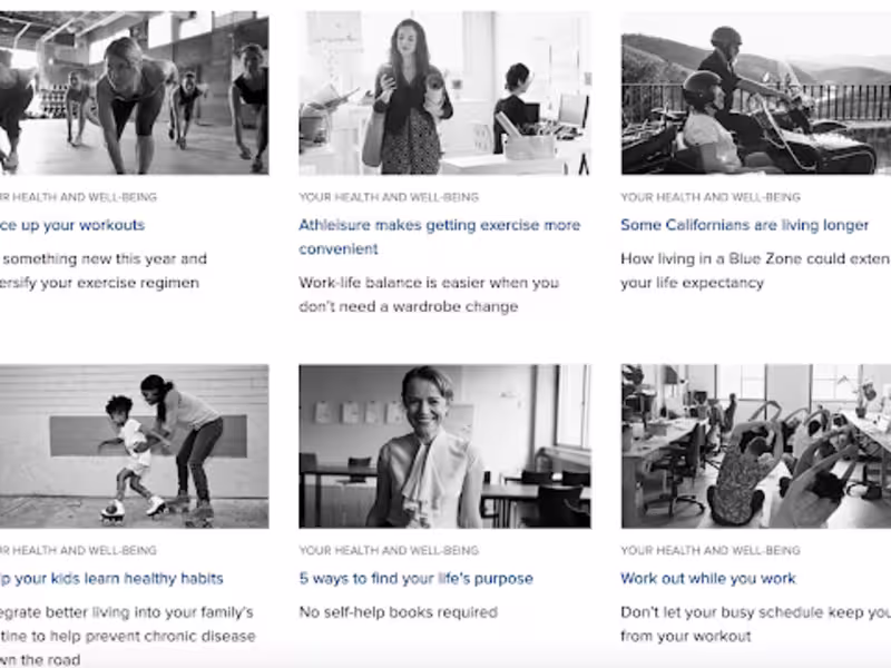 Cover image for Blue Shield of California Content Production + Management