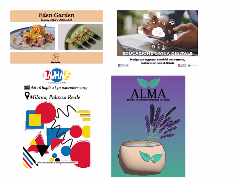 Cover image for Creation of advertising posters