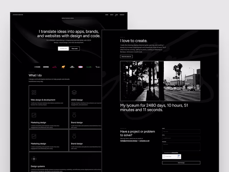 Cover image for My personal portfolio. Find my