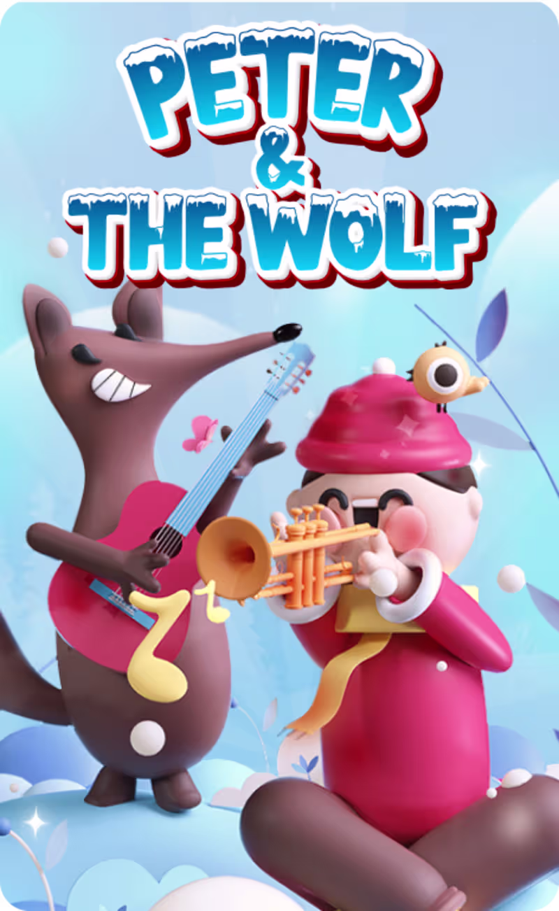 Cover image for Peter & the Wolf