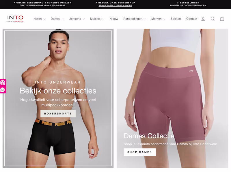 Cover image for Magento to Shopify Migration for Into Underwear
