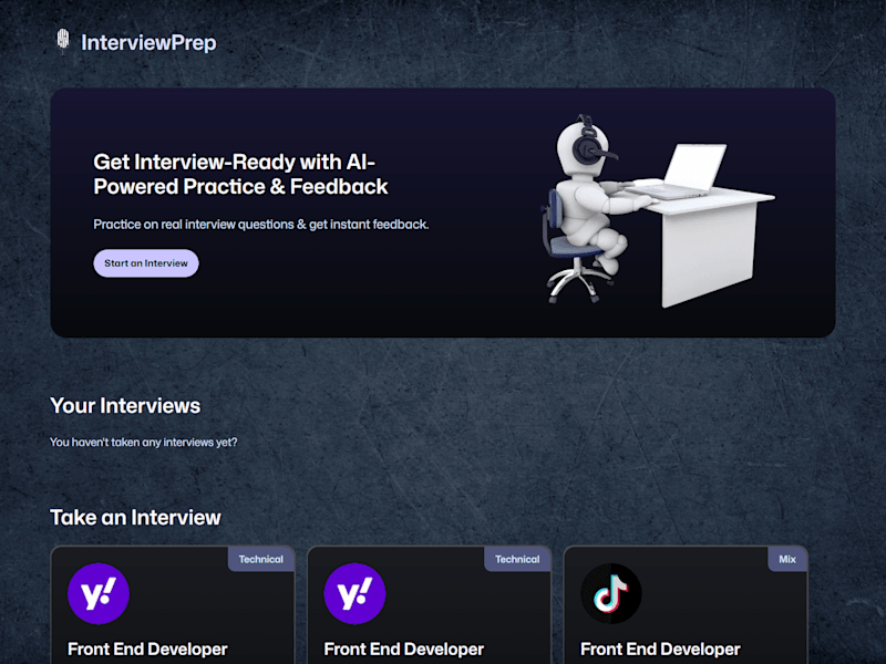 Cover image for AI Interview Application Development