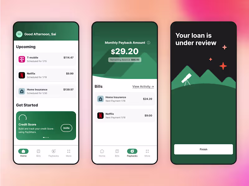 Cover image for PaySitters Mobile App