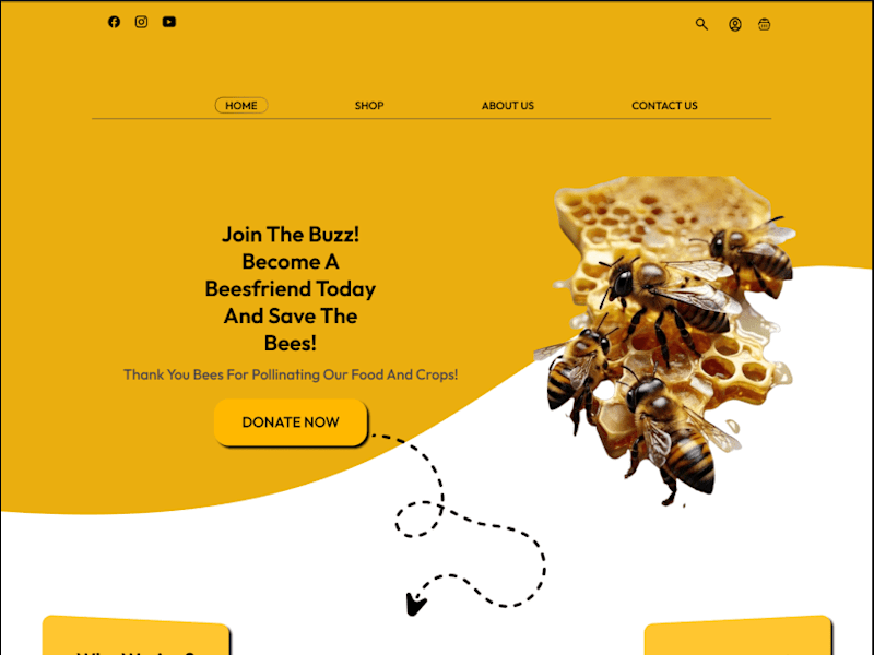 Cover image for BeesFriend Website Redesign
