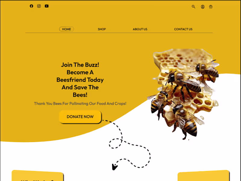Cover image for BeesFriend Website Redesign