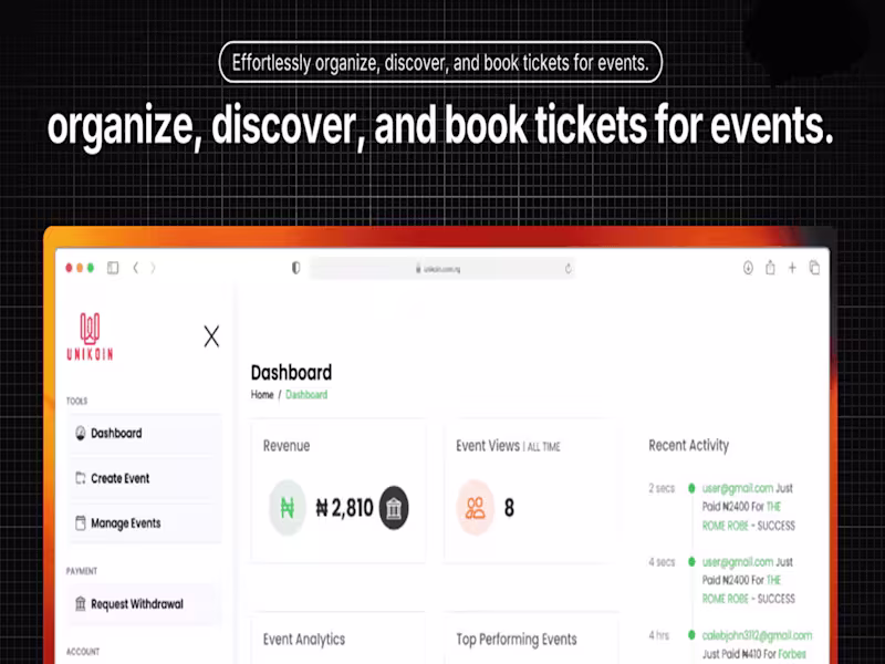 Cover image for Event Management Platform