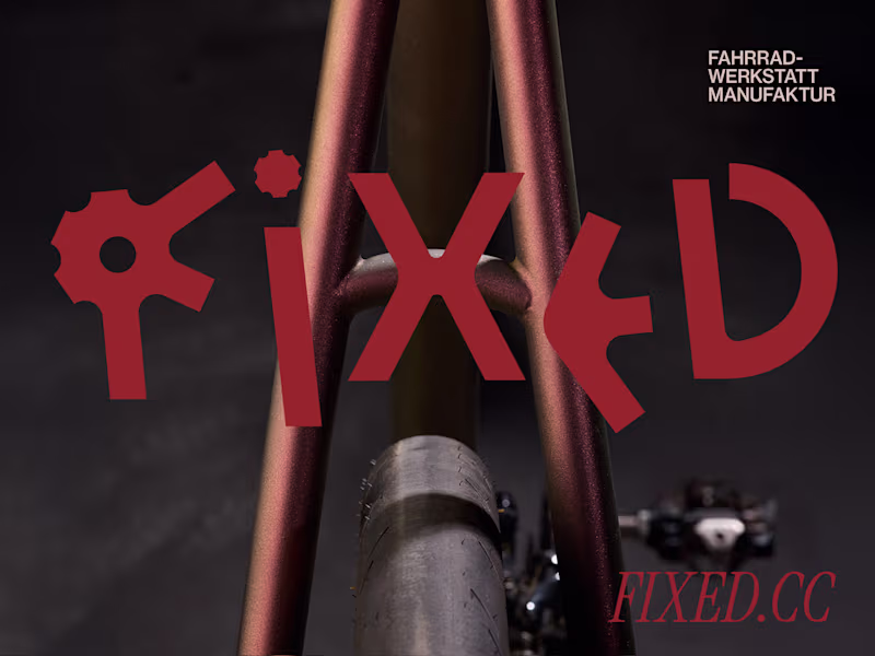 Cover image for Bicycle workshop logo. FIXED