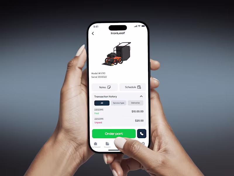 Cover image for Mobile UI/UX Design & Development for a Household Delivery App