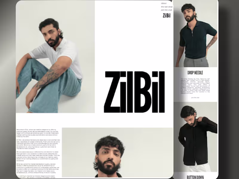 Cover image for ZilBil - Premium Clothing