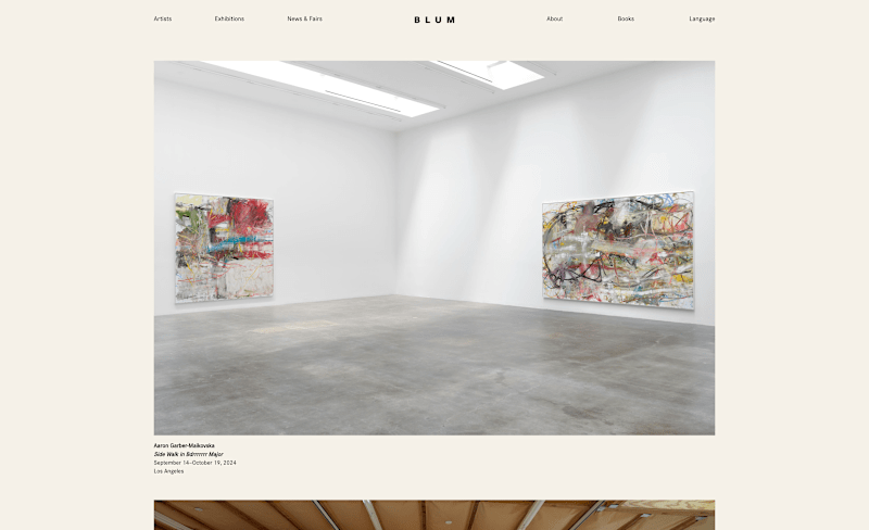 Cover image for Blum Gallery - Tokyo, New York, LA
