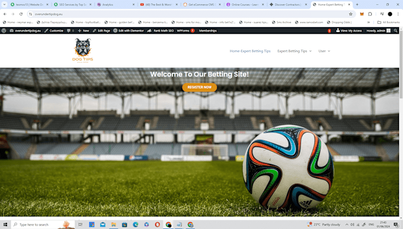 Cover image for Overundertipdog betting site