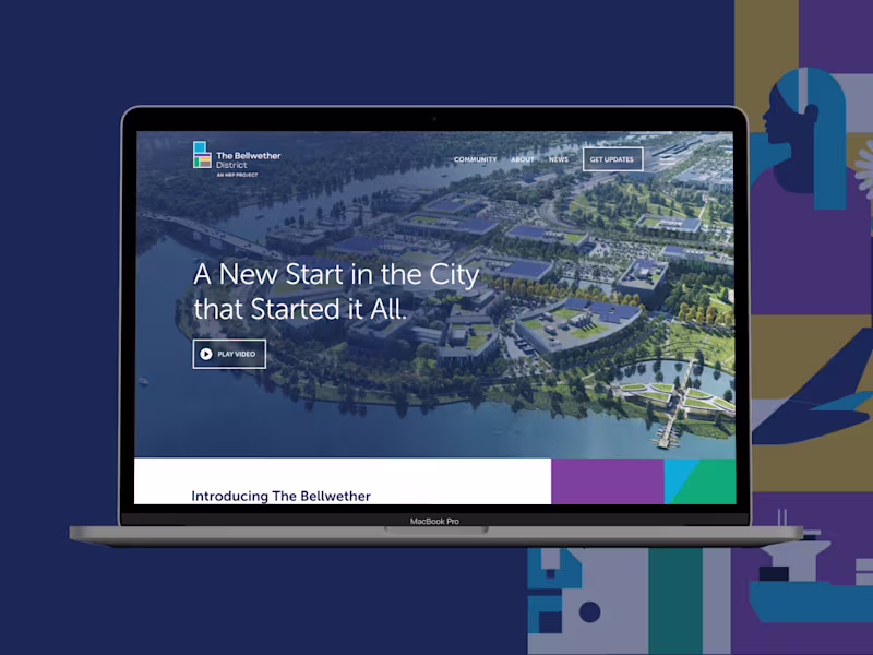 Cover image for Bellwether District: Website for Philadelphia’s Transformation