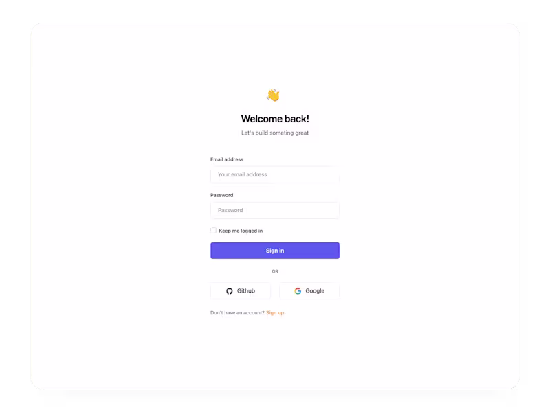 Cover image for Authentication page and Homepage
