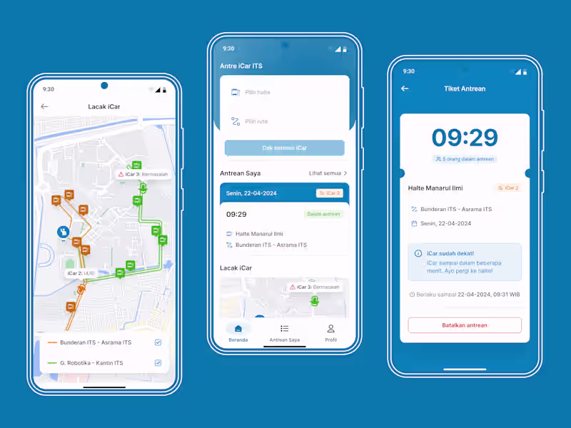 Cover image for iCar ITS App Usability Redesign