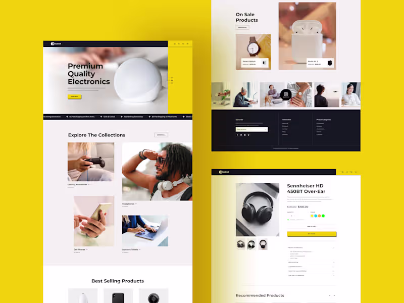 Cover image for Electronics Product E-Commerce Website