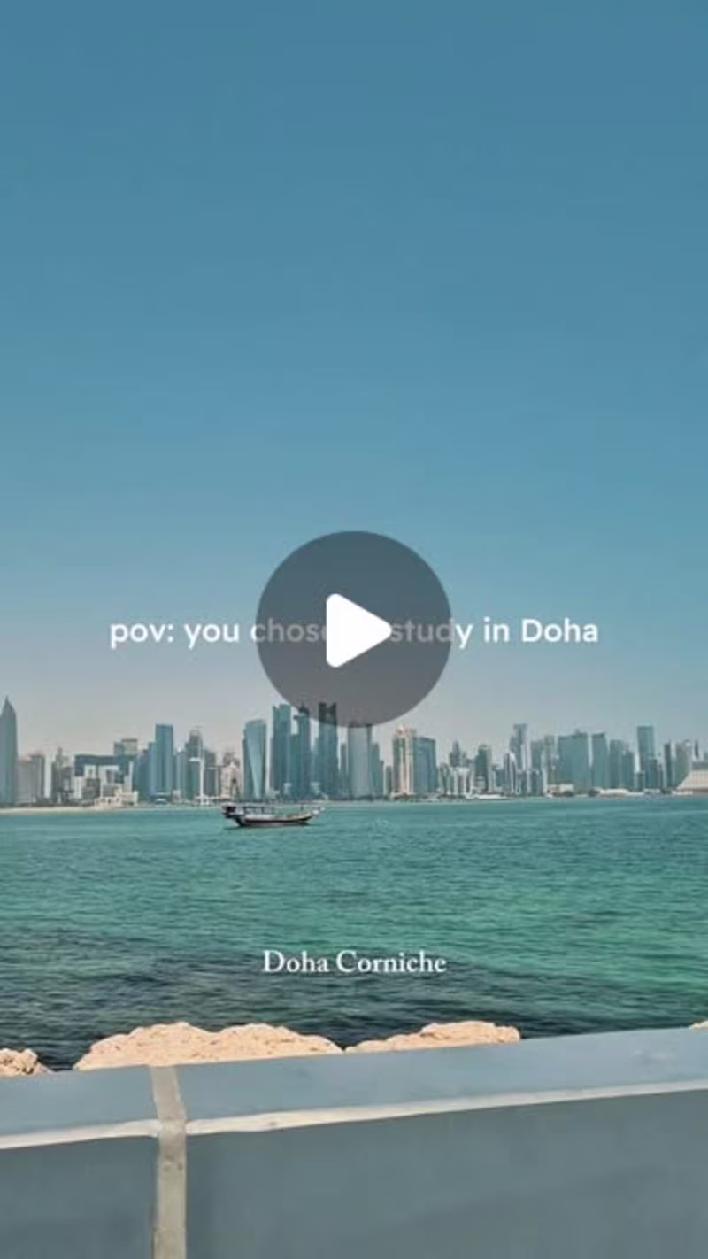 Cover image for POV: you chose to study in Doha
