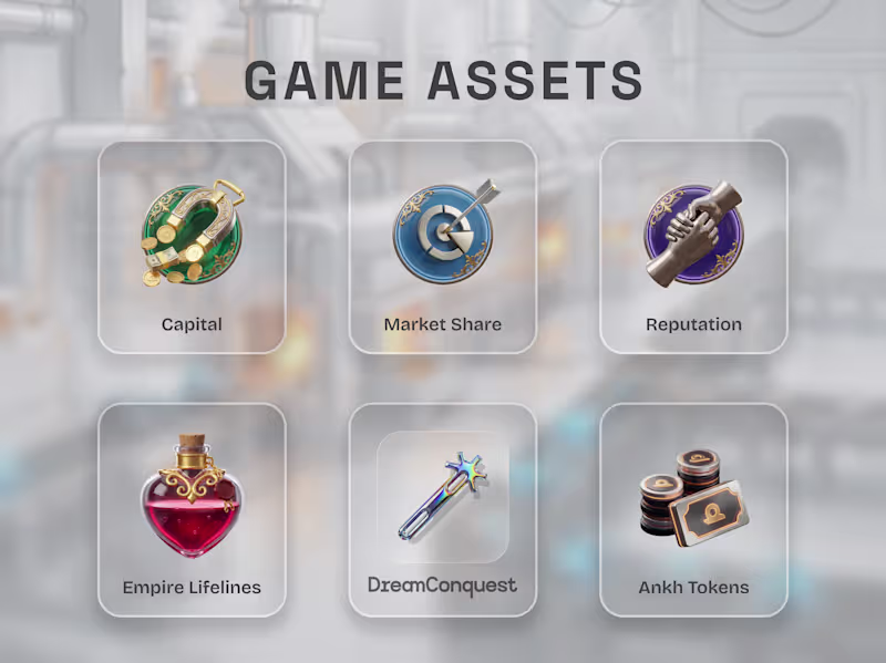 Cover image for Game Assets for our Business Simulation Bubble Mobile App! �...