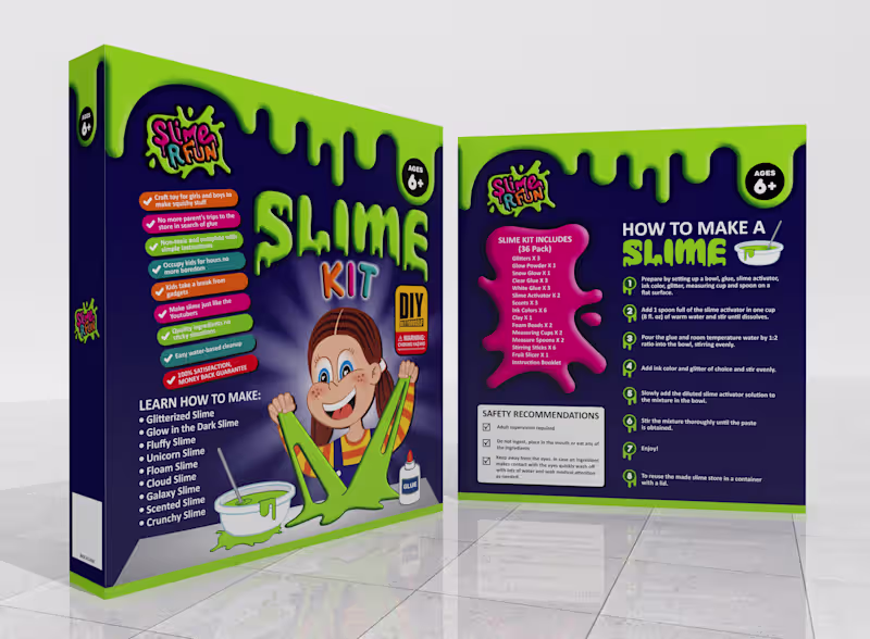 Cover image for SLIME KIT Packaging Design