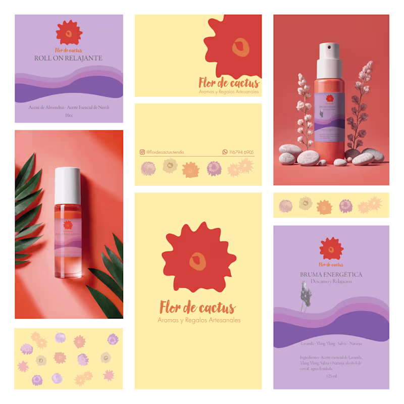 Cover image for Brand Identity - Flor de Cáctus Aromaterapia