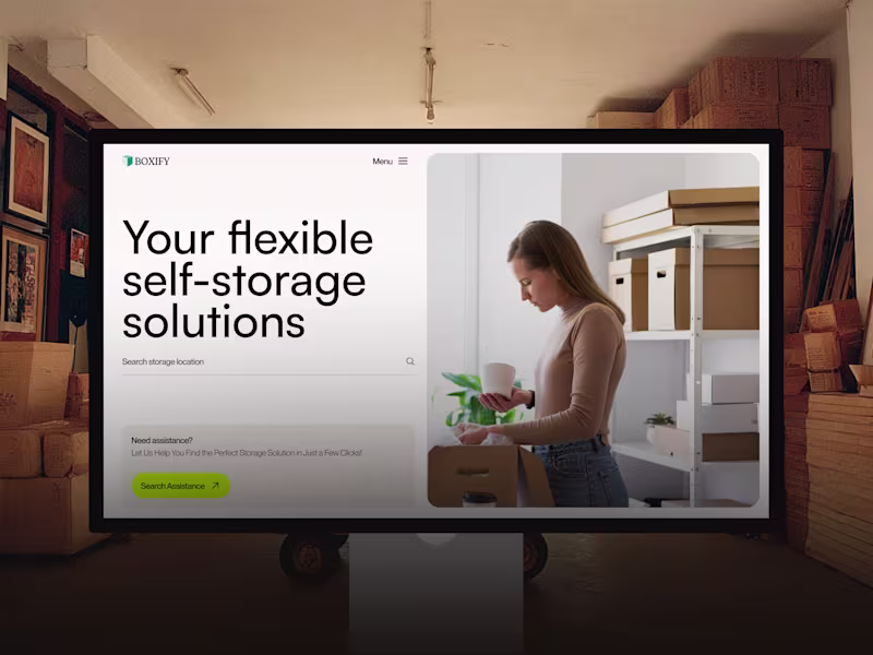 Cover image for Working on Boxify, and exploring a clean and modern landing ...