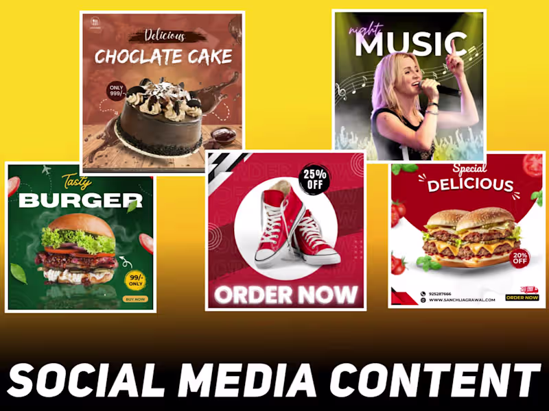 Cover image for I Can Create Engaging Content For All the Social Media Platform 