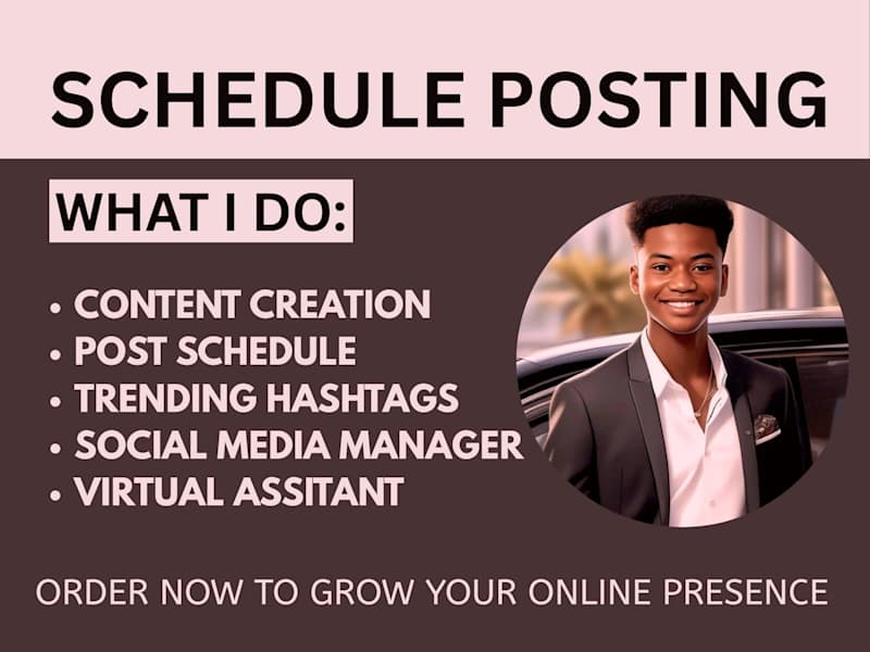 Cover image for I'll schedule your social media post via buffer hootsuite later 
