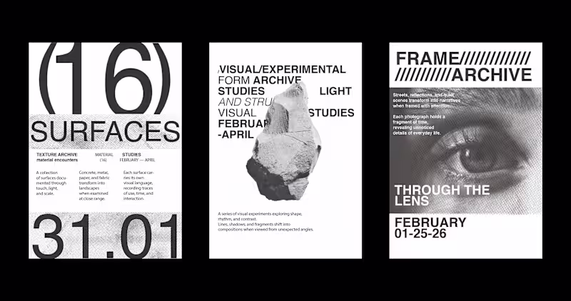 Cover image for Posters design