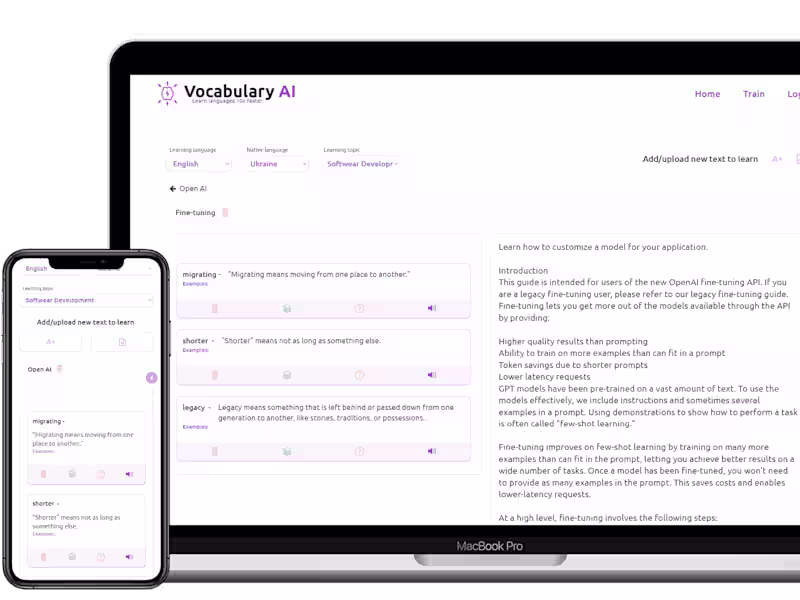 Cover image for Vocabulary AI