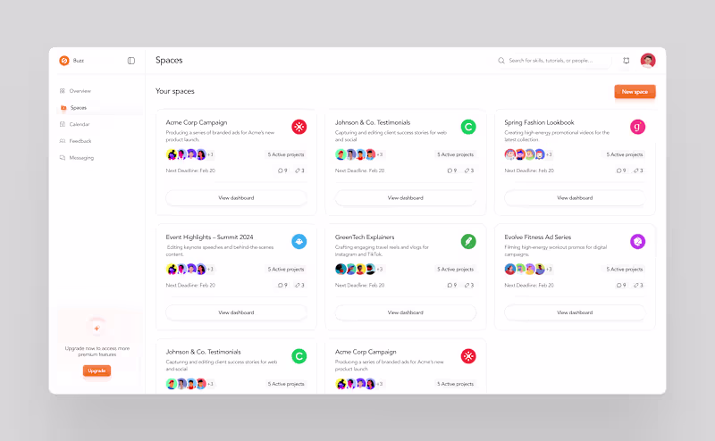 Cover image for Project management platform for video creators