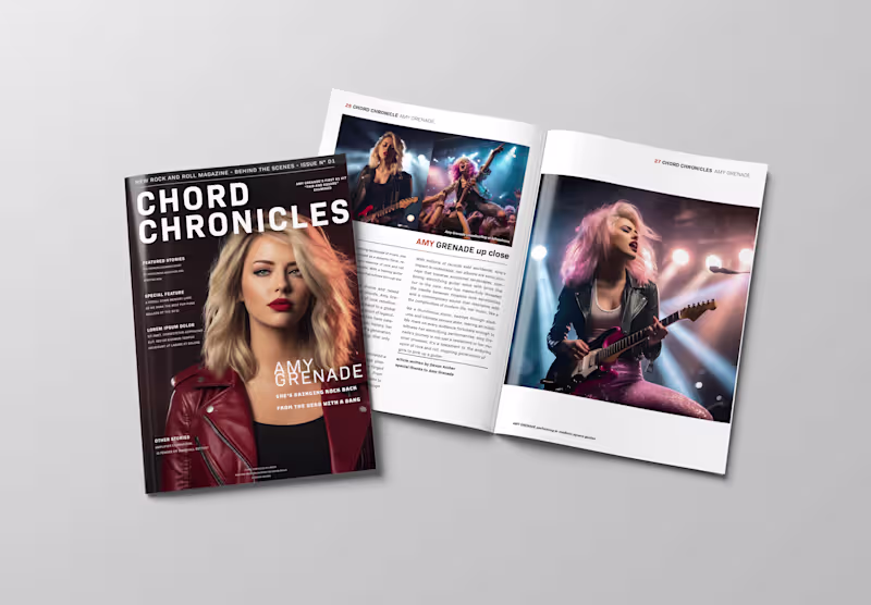 Cover image for Rock Magazine Cover and Article