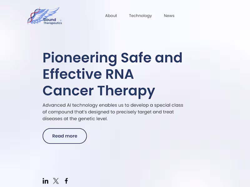 Cover image for Bound Therapeutics Deck