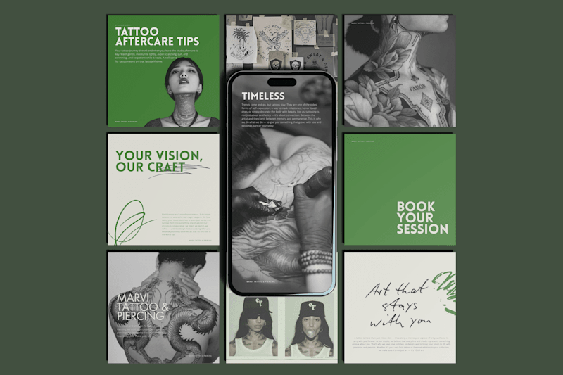 Cover image for Social Media Design & Templates for Marvi Studio