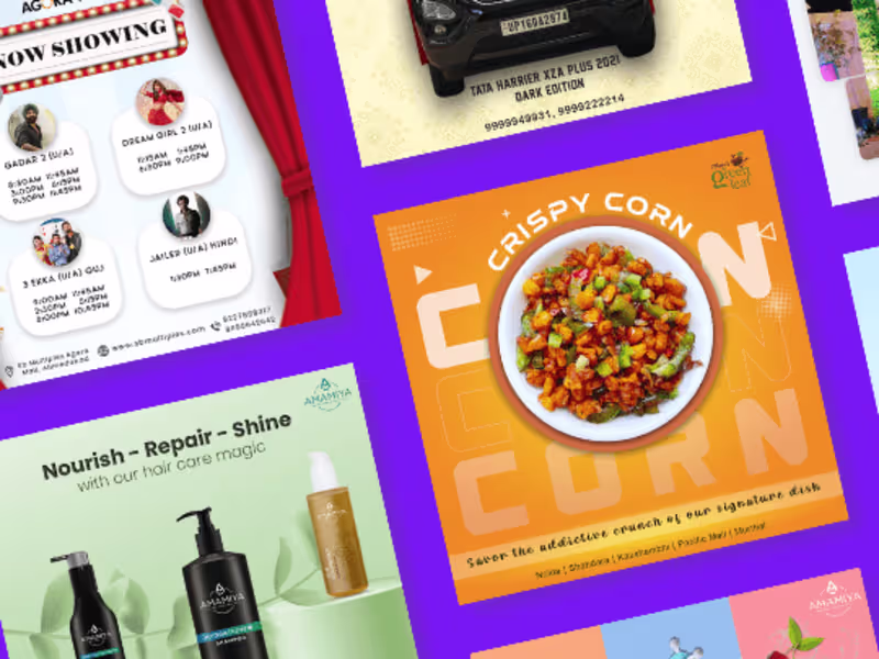 Cover image for Creative social media posts, posters, flyers & brochures