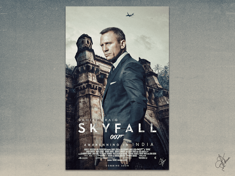 Cover image for Skyfall Fan art Poster Design