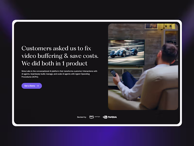 Cover image for Sima Labs • Redefining High-Performance Video Streaming with AI