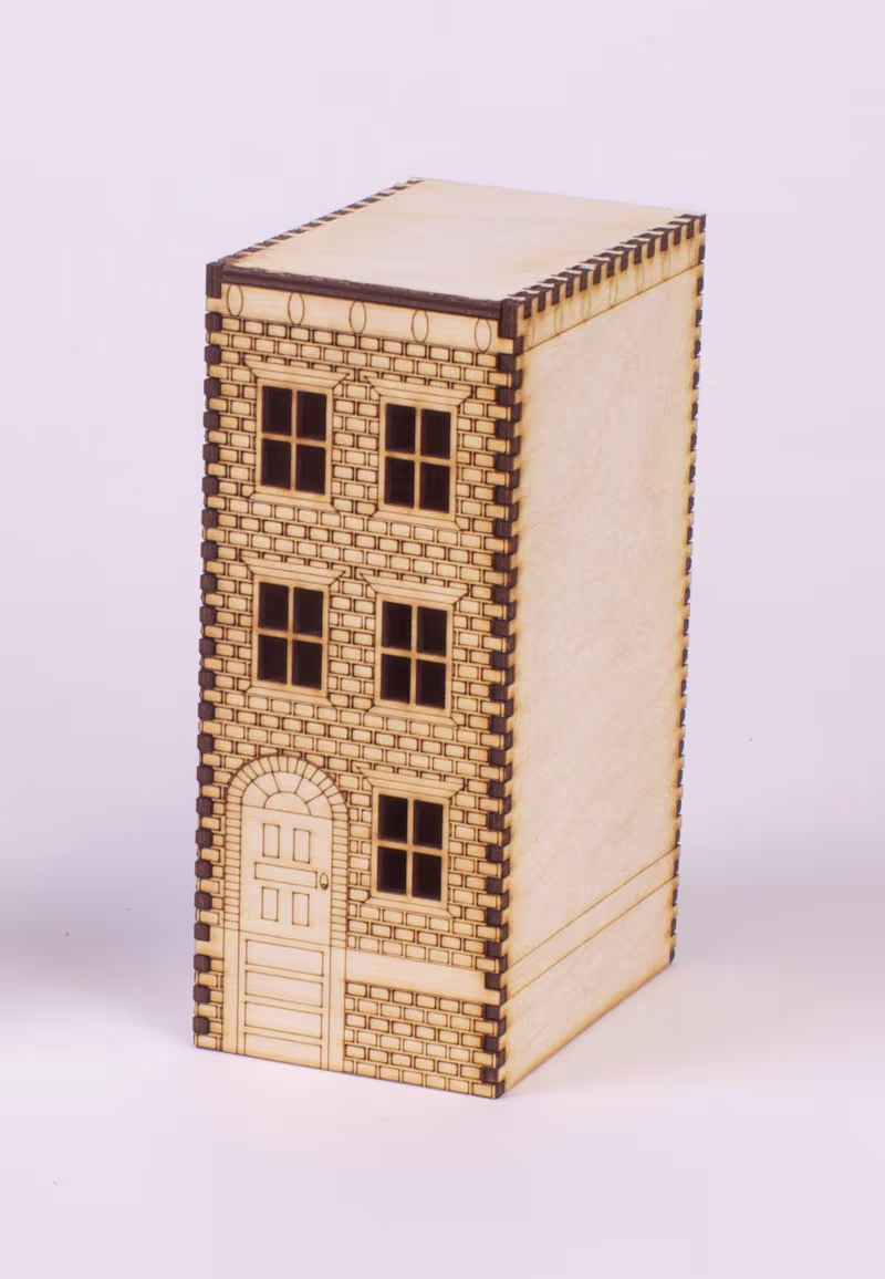 Cover image for Philadelphia Row House Laser Cut Design