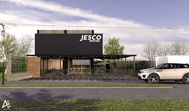 Cover image for Industrial Cafe Design