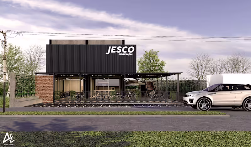 Cover image for Industrial Cafe Design