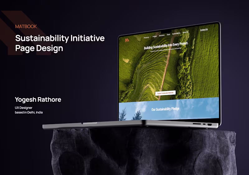 Cover image for Sustainability initiative - Landing page