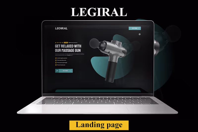 Cover image for Legiral – Conversion-Focused Landing Page Design
