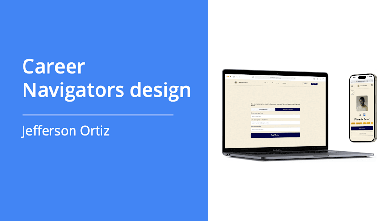 Cover image for Career Navigators UX/UI Design