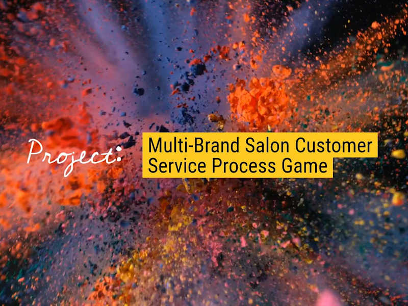 Cover image for Innovative Customer Service Learning Game for Salon Brands