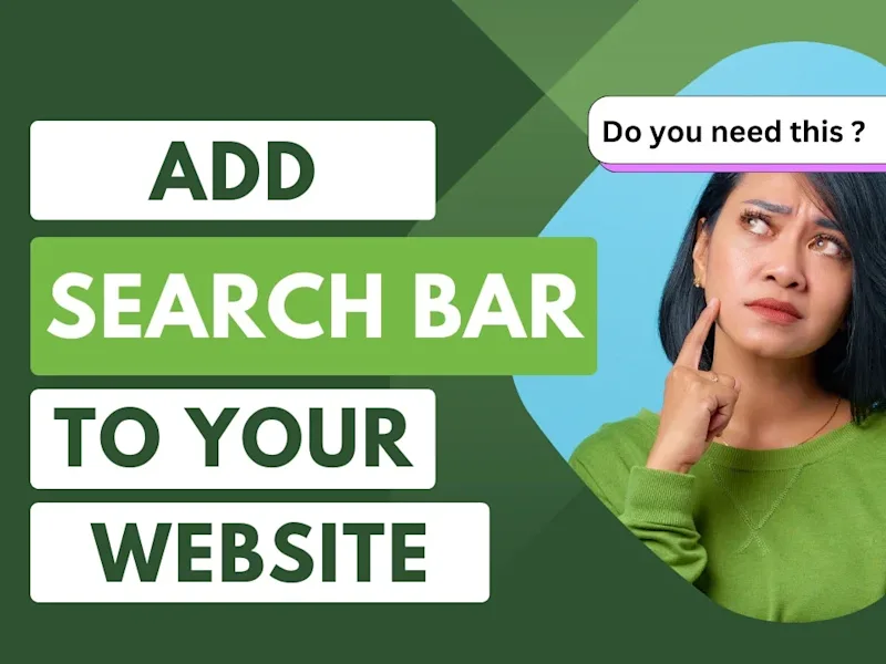 Cover image for Add Search Bar To Your Website