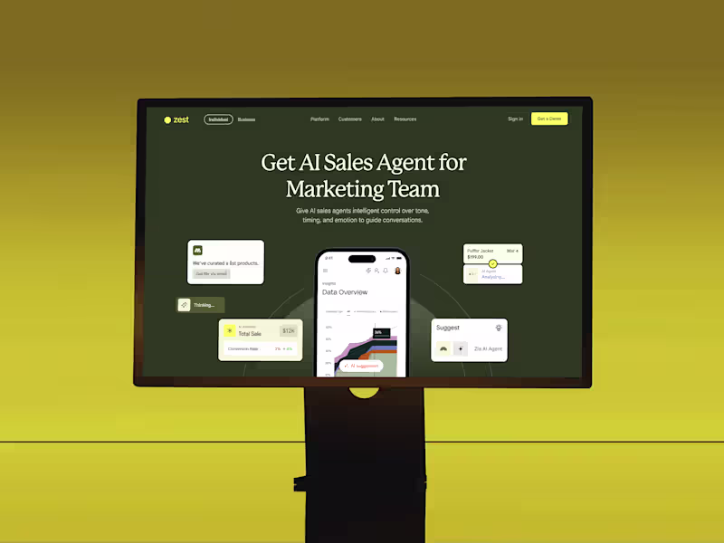 Cover image for AI - Sales Agent Landing