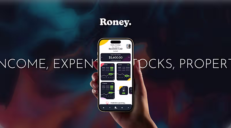 Cover image for Roney - App design