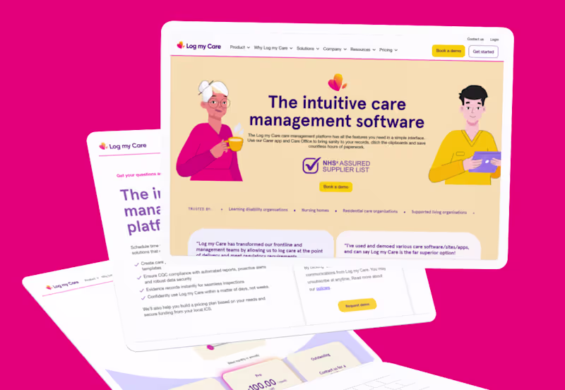 Cover image for UK Care Management with Log my Care