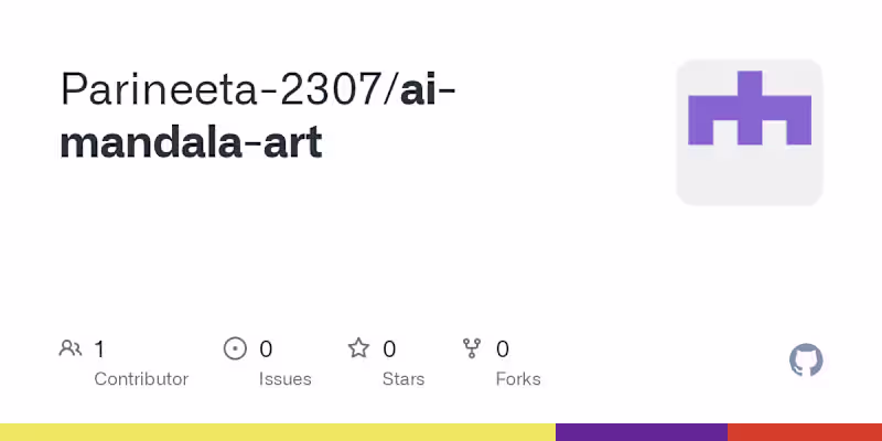 Cover image for AI Mandala Art Generator | HTML + CSS + Node.js